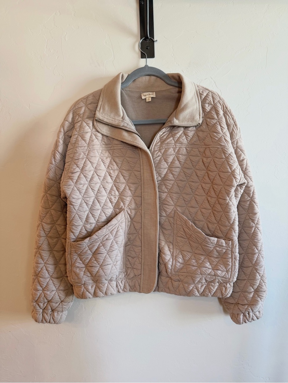 Quilted Bomber Jacket
